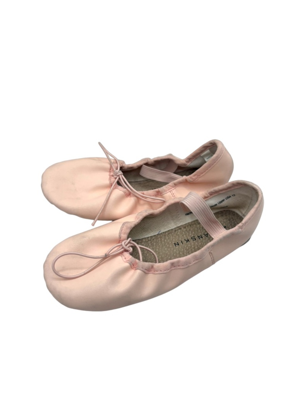 Danskin Pink Ballet Shoes Girls Size 13 Slip On Dance Flats